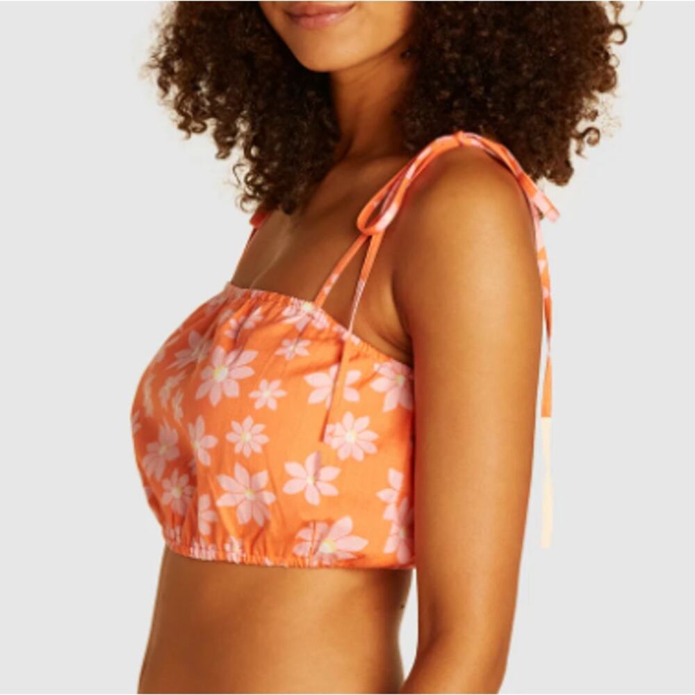 NEW BILLABONG X WRANGLER Women's Fireside Perfect Pair Crop Top Size S - Picture 3 of 9